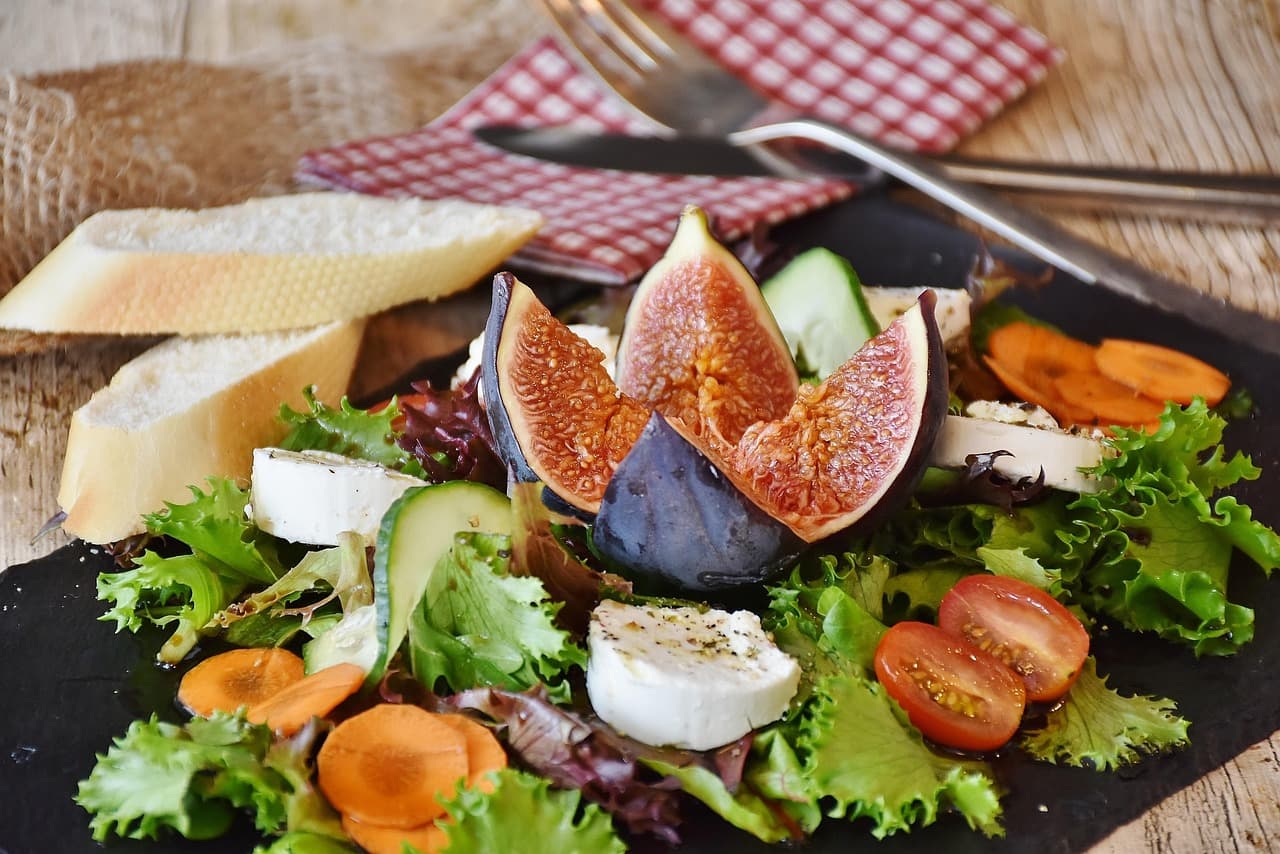 Fresh salad appetizer